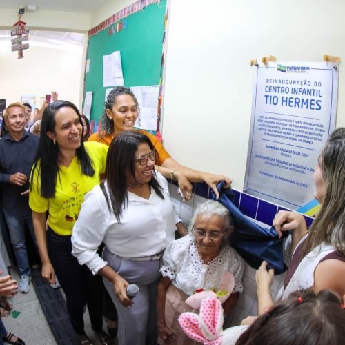 Prefeitura realiza solenidade de inauguração do CMEI Tio Hermes