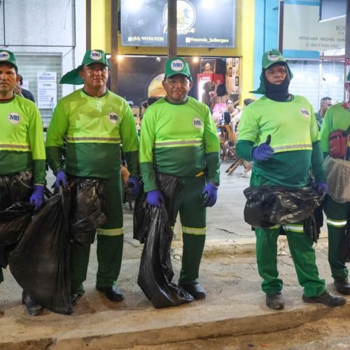 Parnamirim reforça serviço de limpeza no Carnaval do Povo 2026