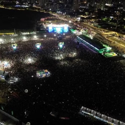 São João de Natal: Shows de sábado (7) atraem 150 mil pessoas à Arena das Dunas
