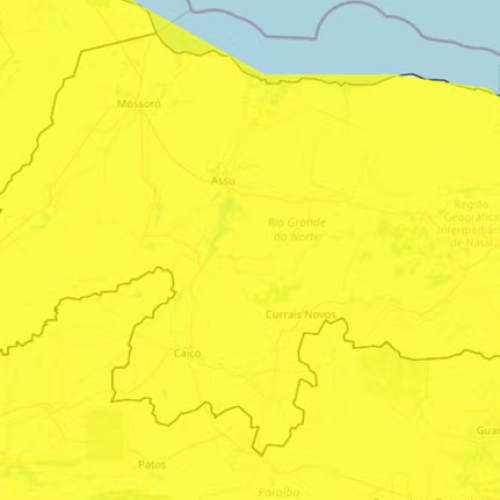 RN registra chuvas em todas as regiões e tem novo alerta de precipitações intensas