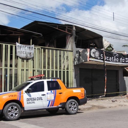 Defesa Civil de Parnamirim acompanha vistoria em imóvel incendiado nesta semana em Rosa dos Ventos