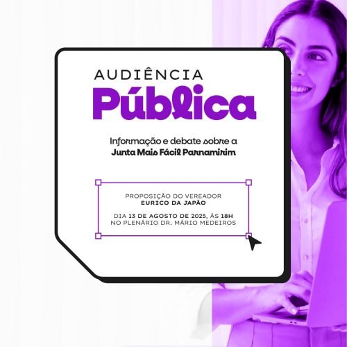 A Câmara realizará uma audiência pública sobre o projeto “Junta + Fácil RN” em Parnamirim