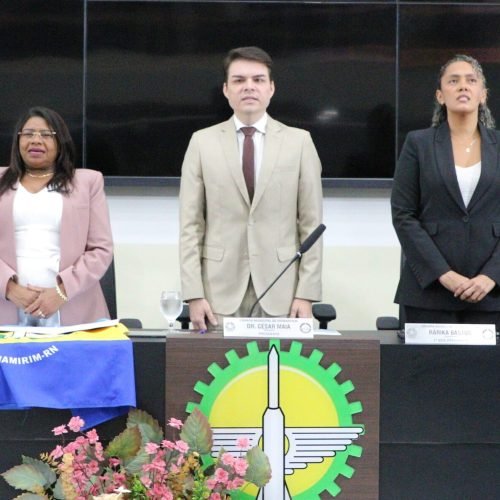 Leitura anual marca início do ano legislativo em Parnamirim