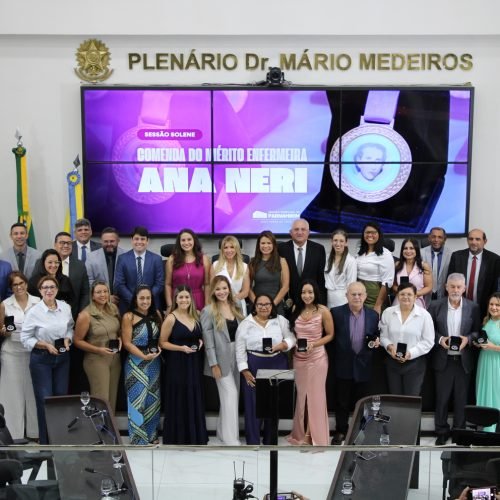Profissionais da enfermagem são homenageados em sessão solene