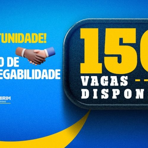 Parnamirim terá processo seletivo com 150 vagas de emprego nesta sexta (9)