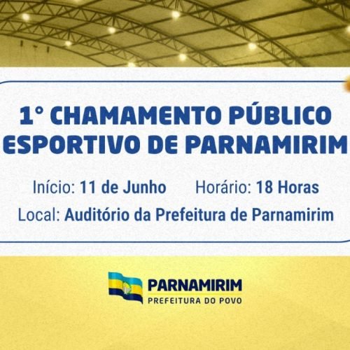 Parnamirim vai realizar mapeamento do cenário esportivo do município