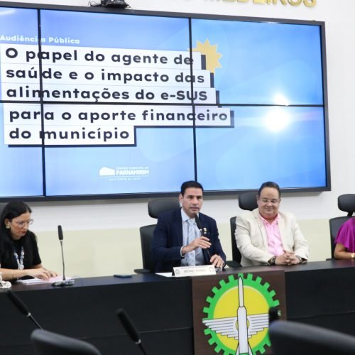 Audiência Pública debate o trabalho dos Agentes Comunitários de Saúde