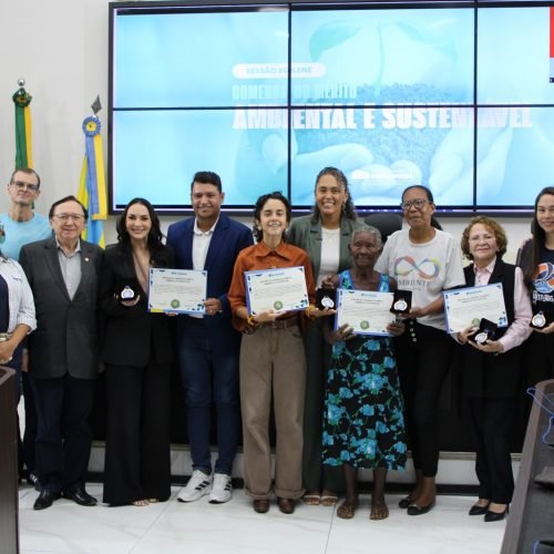 Câmara de Parnamirim entrega Comenda do Mérito Ambiental e Sustentável