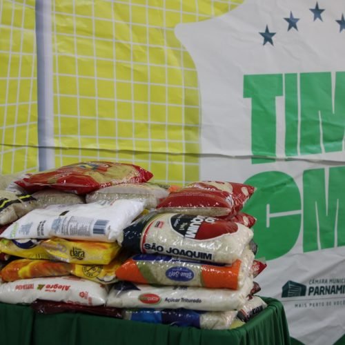 Campanha solidária da Câmara Municipal já arrecadou mais de meia tonelada de alimentos