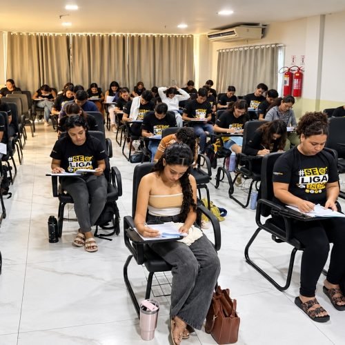 Câmara de Parnamirim recebe primeiro simulado do Projeto Se Liga Enem