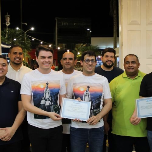 Vereadores e servidores da Casa Legislativa participam de festividades da padroeira de Parnamirim