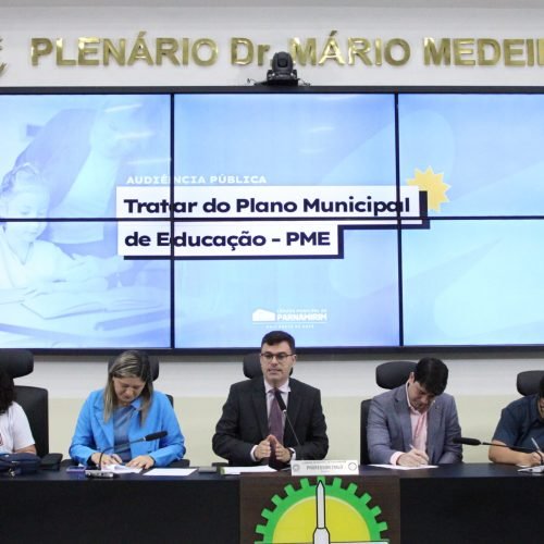 Câmara de Parnamirim debate Plano Municipal de Educação