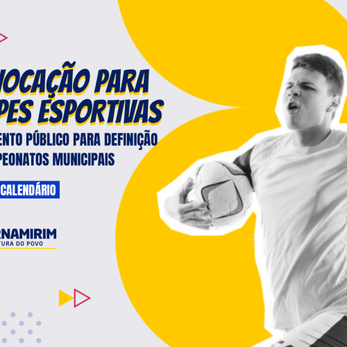 Prefeitura convoca equipes para definir campeonatos municipais
