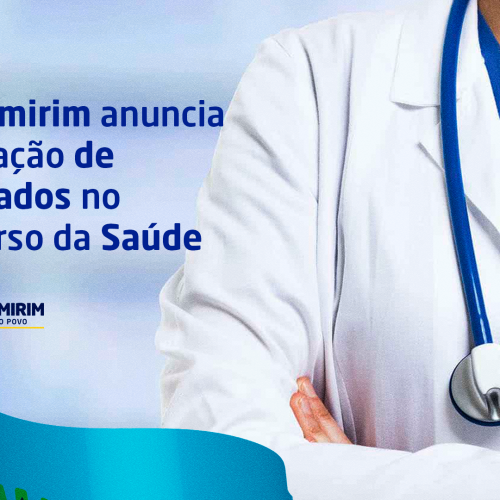 Parnamirim anuncia nomeação de aprovados no concurso da Saúde