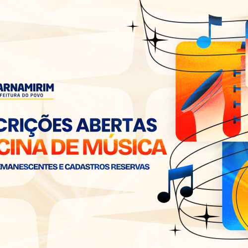 Prefeitura de Parnamirim abre vagas remanescentes para Oficinas de Música