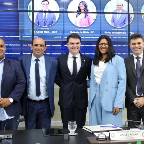 Câmara de Parnamirim elege Mesa Diretora para o biênio 2027-2028